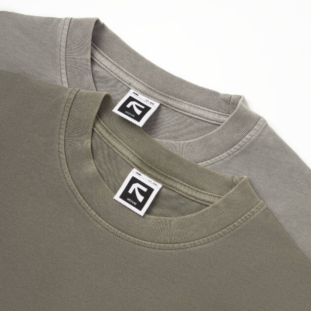 Футболка с вышивкой снизу LOW OVER